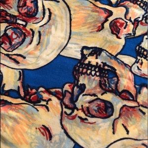 RARE UNICORN Sketch Skulls OS LuLaRoe leggings